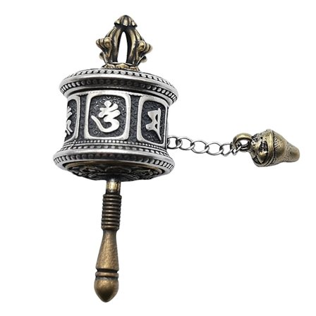 Bønnehjul Anheng Buddha Bærbar Seks Tegn for Gave Menn Kvinner Damer