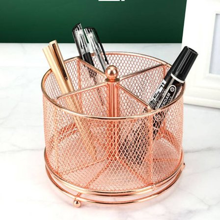 Roter blyantholder Desktop blyantkop SORT