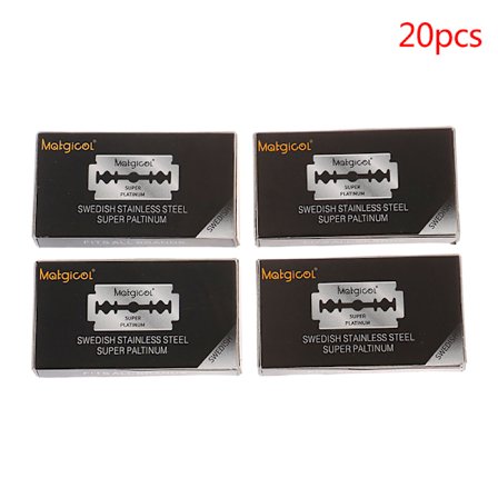 20 kpl partakoneen teriä Double Edge partakoneen teriin