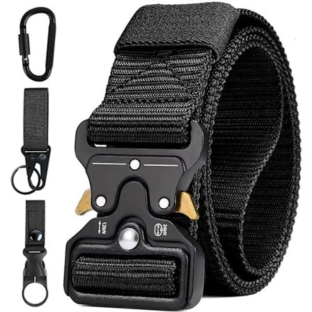 Taktisk Herrebelt, Militær Stil Heavy Duty Nylon Arbejdsbælter w