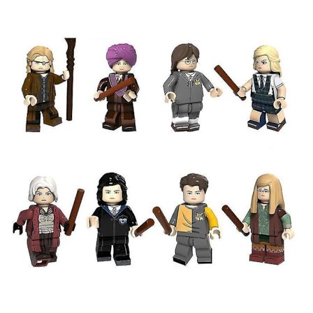 8 stk. Harry Potter Filmserie Minifigurer Børne Puslespil Samlet Byggeklods Legetøj