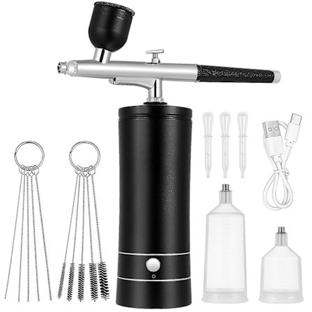 1 sæt trådløst Airbrush-kit Airbrush Kompressor Nail Airbrush Maskine Airbrush Farve Kit