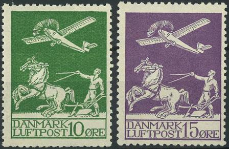 Danmark 1925 - AFA 144-145 - Postfriske