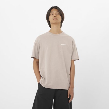 Salomon - Kurzarmshirt Herren Chest Logo - Etherea