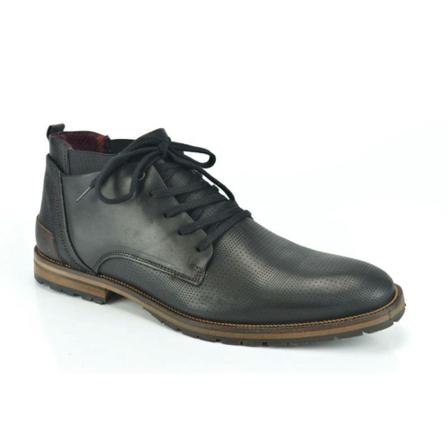 Bullboxer, Lace shoes Half H. Bott. N. Zwart, Heren, Maat:44 EU