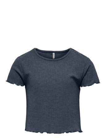 Kognella S/S O-Neck Top Noos Jrs Navy Kids Only