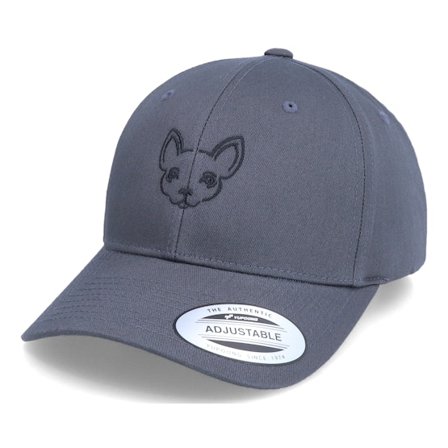 Iconic - Šedá adjustable Kšiltovka - Chihuahua Curved Dark Grey Adjustable @ Hatstore