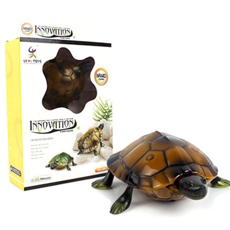 Simulering av synkende skilpadde, infrarød fjernkontroll, elektrisk lysende skilpadderobot, leketøygave for barn