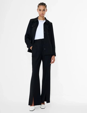 French Connection Vinnie Tailored Slit Trouser - Black - 36