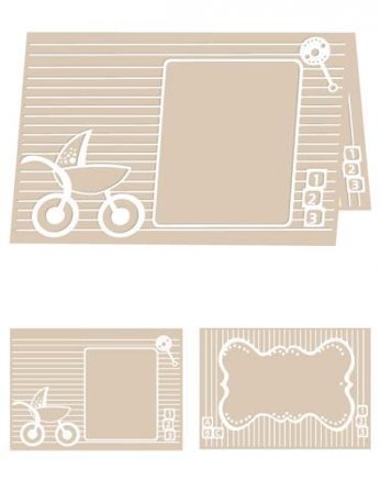 Craftwell Pregemappe, Baby Blocks (A4)