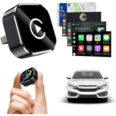 Uppgraderad trådlös CarPlay-adapter, mini USB bilspels trådlös adapter