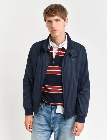 GANT Lightweight Harrington Jacket - Navy - XXXL