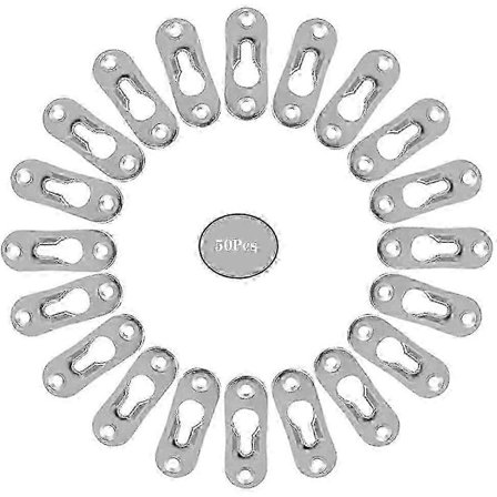 50 Stycken Metall Nyckelhålsfästen Osynliga Nyckelhålshängare Metallfärg Hålfästen Metall Nyckelhål