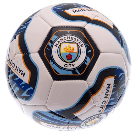 Manchester City FC Tracer Fotboll 5 Sky Blue/Navy/White