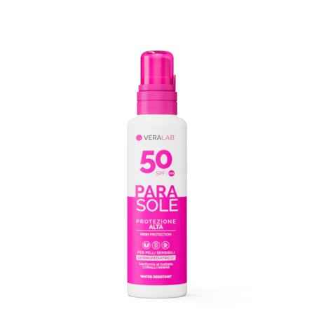 Veralab PARASOLE 50 Latte solare spray - SPF50 200ml - Latte solare corpo alta prot.