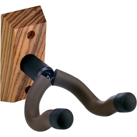 Gitarr Väggfäste Zebra Hårdträ Gitarr Ukulele Väggfäste Gitarrhängare Vägghållare Stativ för Akustisk Elgitarr Bas Banjo Mandolin