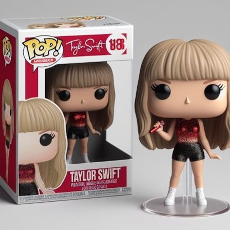 Taylor Swift harts storhuvud docka ornament hem vardagsrum studierum skrivbord ornament dekoration