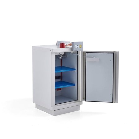 Palonkestävä akkukaappi WATSON, 90 min. 1080x635x618 mm