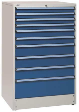 Treston 61707023 Hurts Typ 90/140-23, lådor (stycken x höjd mm): 8x100, 1x150, 1x250, Garageinredning & förvaring