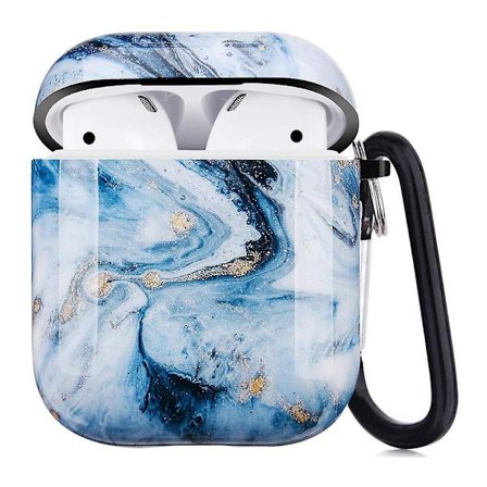 Airpods Case , Cover Skyddande Hårt Case med nyckelring