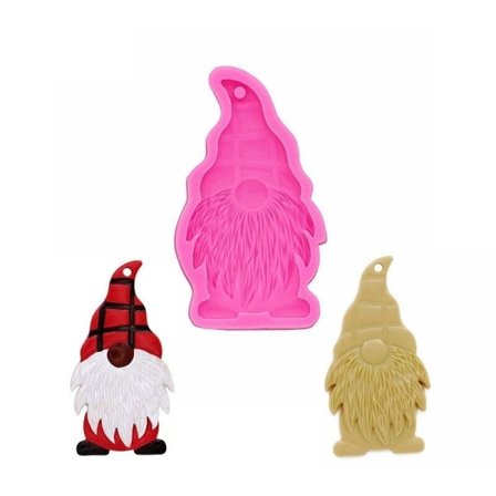 Gnome silikone form-Fondant-Harpiks-håndværk-Ler-Slik-Smykker-gumpaste form