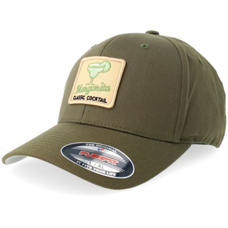 Iconic - Vert flexfit Casquette - Margarita Classic Cocktail Olive Flexfit @ Hatstore