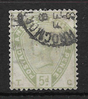 England 1883 - AFA 78 - Stemplet