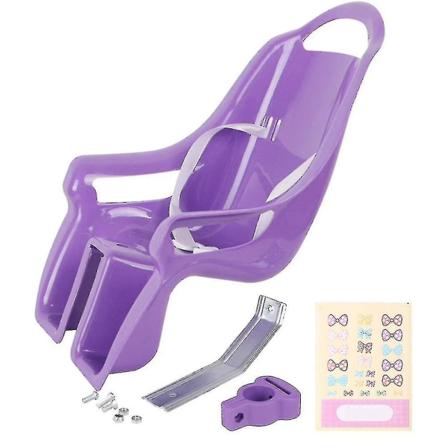 Docksits Cykelfäste Tillbehör för flickdockor Gosedjur purple