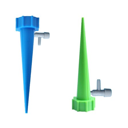 1 sæt med 8 automatiske vandkander i tilfældige farver til potteplanter