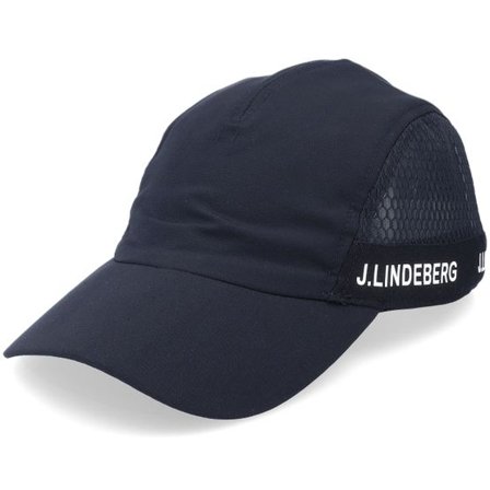J.Lindeberg - Svart unconstructed Keps - Rock Golf Cap Black Dad Cap @ Hatstore