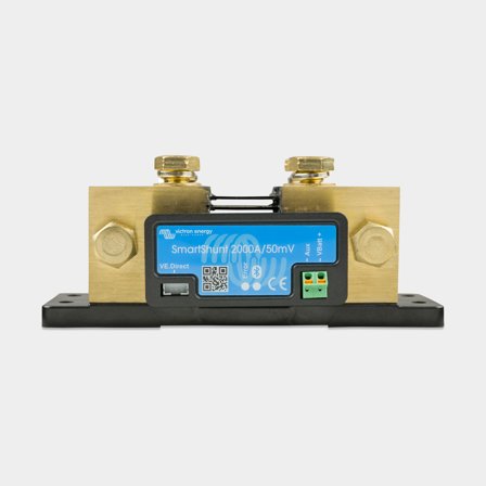 Wireless battery monitor / battery sensor Victron SmartShunt IP21 2000 A, 50 mV (0.05 V)