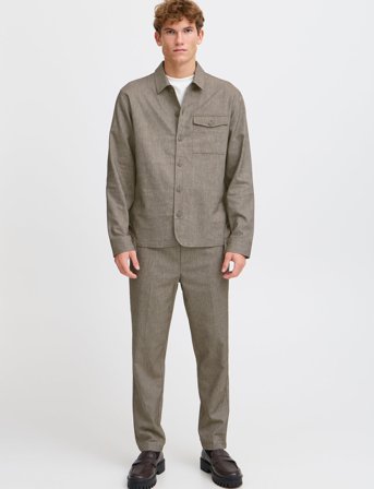 Casual Friday Cfaugusto 0066 Linen Mix Overshirt - Beige - S