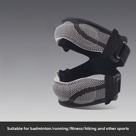 1 stk/2 stk AOPLUS Patellastropp for Basketball & Sport - Pustende Kompresjonsknebeskytter med Justerbart Ted Bånd, Patellastøttebånd for Løping