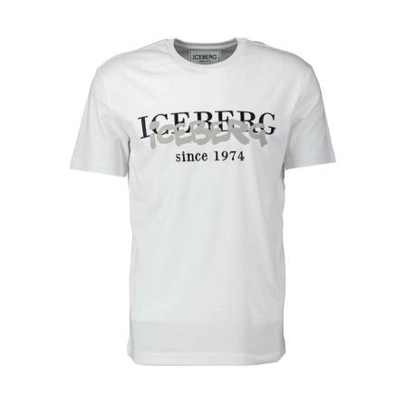 Iceberg, T-Shirts Biały, Mężczyzna, Rozmiar: S