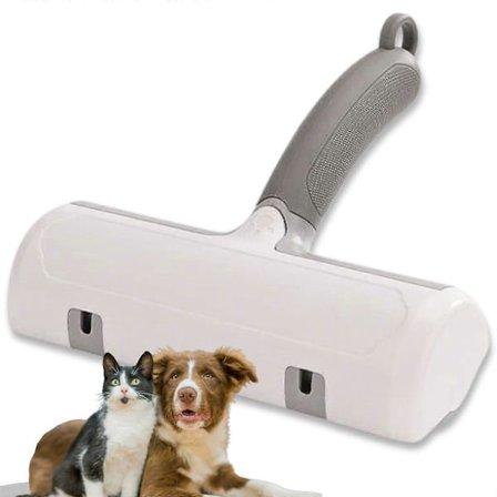 Rullebørste til kæledyrsfjer og genanvendelig fnugrulle - kunstlædermøbler, sofa, tæppe, tøj og seng