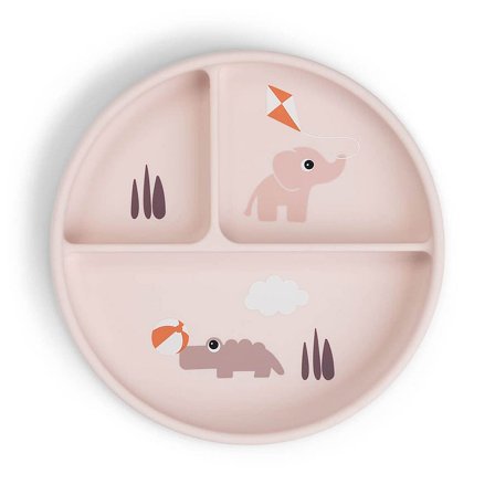 Done by Deer Stick&Stay Inddelt Tallerken Pudder, Børn & Forældre, Service, Tallerkener Og Skåle