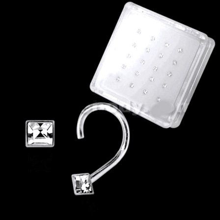 925 Sterling Sølv Næsering