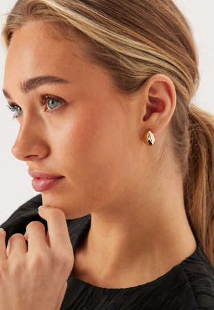 Pilgrim-Dune Earrings Gold-plated-Onesize