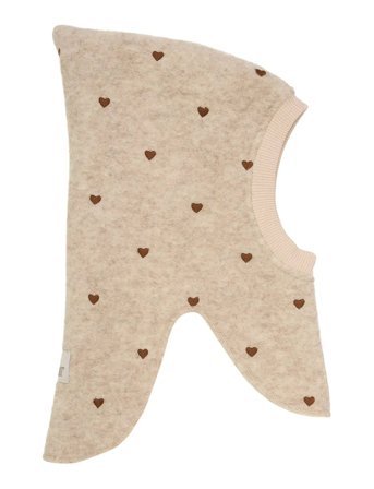 Huttelihut | Balaclava All Over Emb. Wool | 0-12M