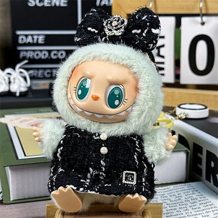 Sommersalg Monsterdukke dukkeklær første generasjon andre generasjon blindboks Monsterdukke dukkeklær (hodeplagg + klær)