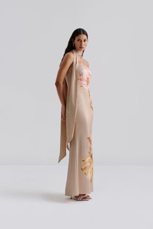 Malina - Zelda Maxikleid - 40 - Champagne Peony