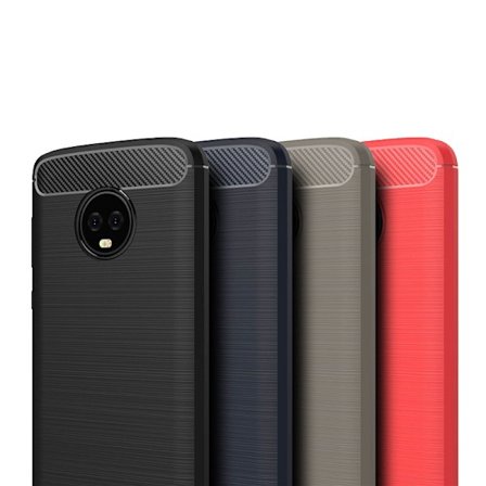 Stöttåligt Armor Carbon TPU-skal Moto G6 Plus