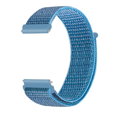 20 22mm Nylon Klockarmband För Garmin Vivoactive 3 4 5/Venu 2 Plus/Venu 3/Forerunner 55 158 265 965 745 645 255 Music Loop Armband
