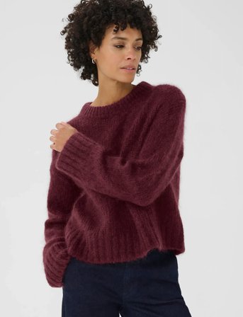 Part Two Sillepw Pu - Burgundy - XL