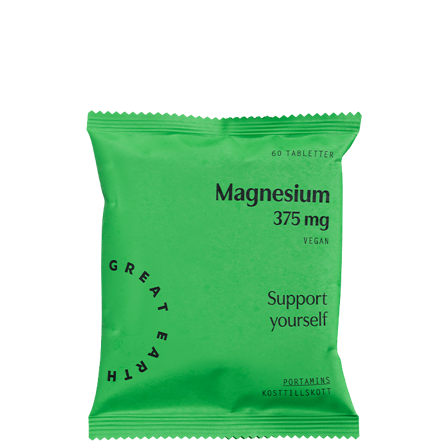 Great Earth Magnesium 375 mg Refill 60 tabletter