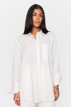 CAMILLA PIHL - Bibi Crepe Shirt - White - 36