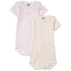 Kids - Petit Bateau 2-Pack Pink Baby Body 6 months - All in ones - 6 months - Pink