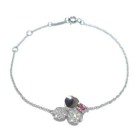 Tiffany & Co. Pre-owned Pre-owned Platin armbnd Grå, Dame Vintage Smykker, Størrelse: ONE Size