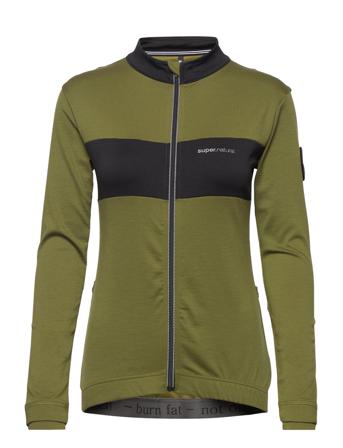 W Grava Ls Jersey Langærmet T-shirt Grøn Super.natural