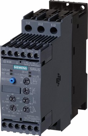 Siemens 3RW4027-1BB14 Mjukstartare start/stopp, 110-230 V 32 A, 7,5 kW/15 kW, Elfördelning & strömförsörjning